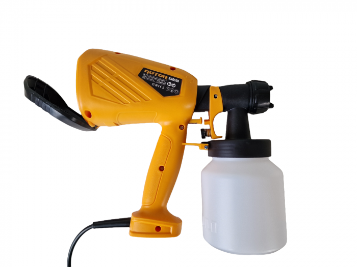 Pistol de vopsit, Rotor RSG550, 500W, 800ml, 220V, 0.2 bar [4]