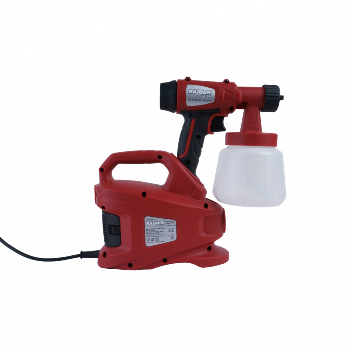 Pistol de vopsit cu compresor, 600W, ø2.5mm, 900ml, Raider RD-SGC06 [3]