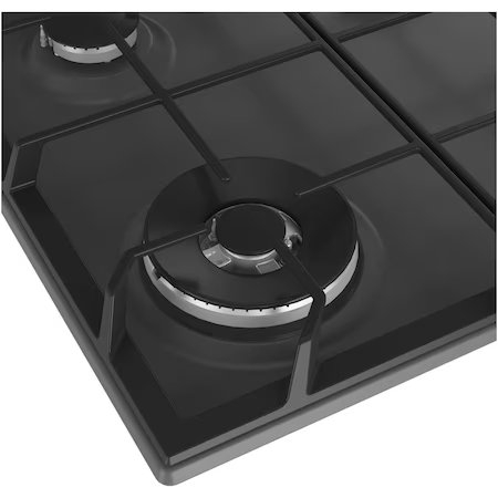 Plita incorporabila, 4 arzatoare gaz, aprindere electrica, oprire automata, Antracit, BEKO [5]