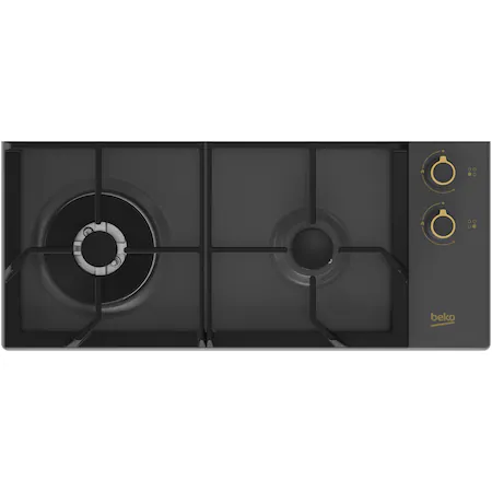 Plita incorporabila, 4 arzatoare gaz, aprindere electrica, oprire automata, Antracit, BEKO [3]