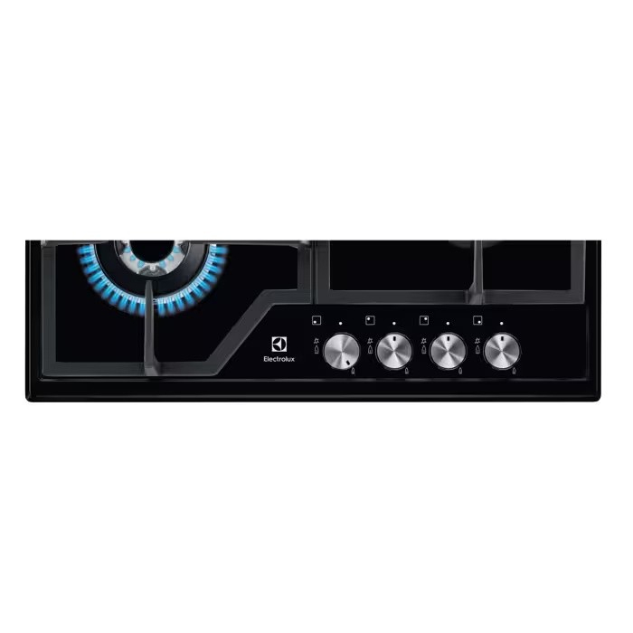 Plită incorporabilă Electrolux EGS6436K, Gaz, 4 Arzătoare, WOK 4 kW, Speed Burner, Aprindere Electrică, Grătare Fontă, Siguranță Gaz, 60 cm, Negru. [6]