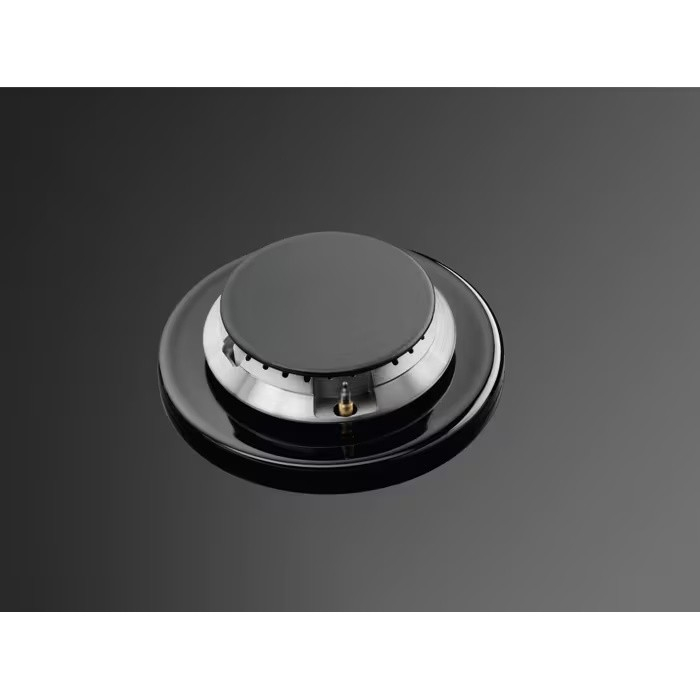Plită incorporabilă Electrolux KGG6456K, Gaz pe Sticlă, 4 Arzătoare, WOK 4 kW, Speed Burner, Aprindere Electrică, Grătare Fontă, 60 cm, Negru. [9]