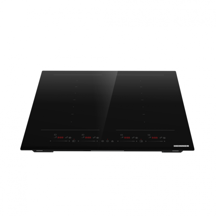 Plita incorporabila pe inductie, 4 zone, oprire automata, slim, timer, Boost, 7400 W, control touch, 59 x 52 cm, negru, HEINNER [3]