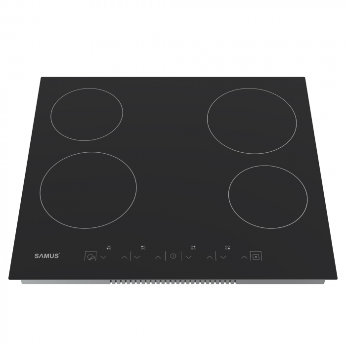 Plita incorporabila vitroceramica, 4 zone de gatit, 9 trepte, touch control, 60cm, Samus [2]