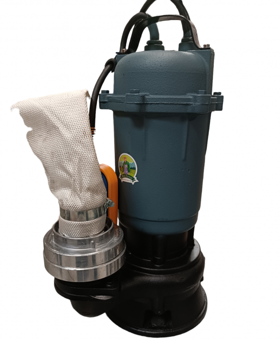 Pompa apa murdara, cu tocator si plutitor, 1500W, 12000l/h, cupla pompieri, absorbtie 5 m, 2 toli, Micul Fermier GF-2597 [4]