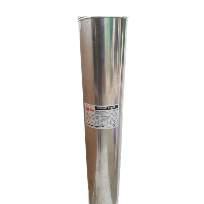 Pompa submersibila de mare adancime, DDT, 4SDM3-16, 2200 W, 16 turbine, Inox, bobinaj cupru, 200m [2]