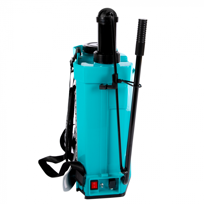 Pompa de stropit 2 in 1, acumulator + manuala, 16 L, 12 V, 8 Ah, 5.5 Bar, autonomie 3 h, Detoolz [3]