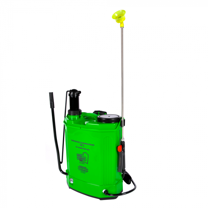 Pompa de stropit 2 in 1, acumulator + manuala, 16 L, 5.5 bar, 8 Ah, autonomie 3-4 h, Micul Fermier [4]