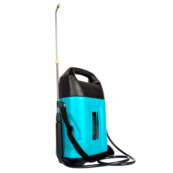 Pompa de stropit cu acumulator, 5 L, 12V, 2 Ah, 2.2 Bar, autonomie max 5h, Detoolz [9]