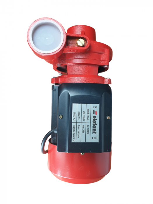 Pompa de suprafata, 1100W, 1.5" toli, adancime max 7m, 180L/min, 2850Rpm, Elefant 1.5DK-20 (1.5"*1.5") [2]