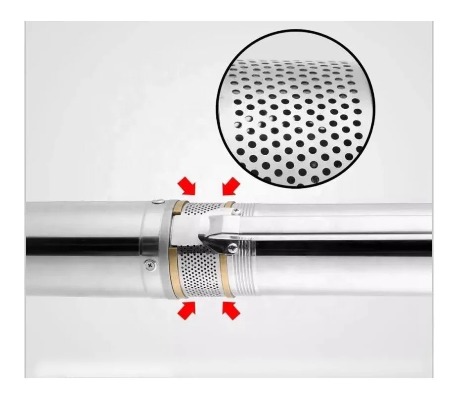 Pompa submersibila, adancime,12 turbine, 8 mc/h, 1500W, panou comanda, diametru 100mm, cablu  4F-15m, Inox, DDT Profesional [3]