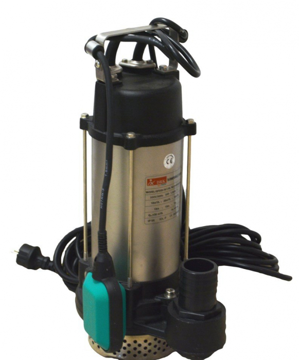 Pompa submersibila, apa curata, cupru, plutitor, 21m refulare, 30 m3/h, 1.5 kw, DRK TAIFU QFD20-16-1.5A [2]