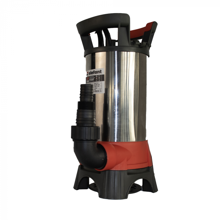 Pompa submersibila, apa murdara, 1100W, 10500 l/h, 1 tol, aspiratie max 7m, inox, plutitor, Elefant QDP1100S [2]
