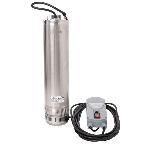 Pompa submersibila centrifugala multietajata Wasserkonig, diametru 125mm, 1550 W, debit 6600 l/h, 1.1/4 inaltime refulare 62 m [2]