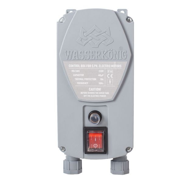Pompa submersibila centrifugala multietajata Wasserkonig, diametru 125mm, putere 1900 W, 1.1/4" toli, debit 6600 l/h, inaltime refulare 83 m [5]