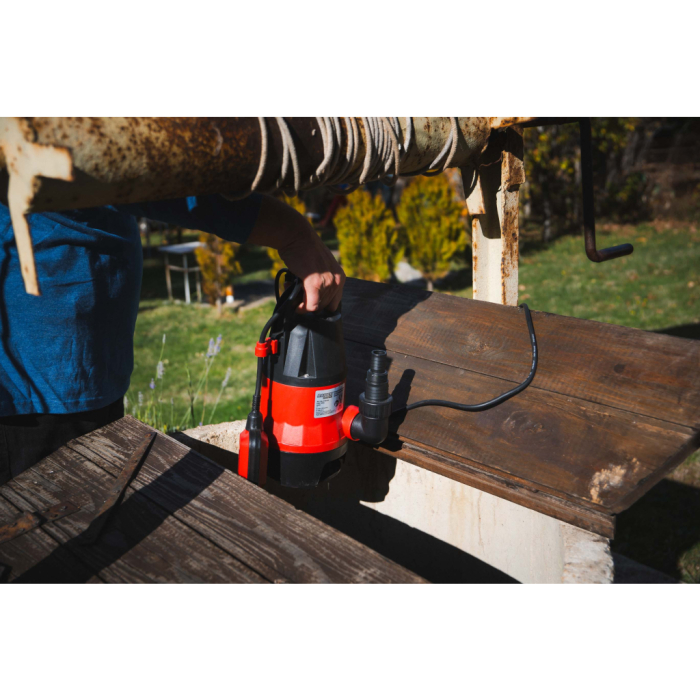 Pompa submersibila cu plutitor, apa murdara, 1" tol, 7500 l/h, adancime max 5m, RAIDER [2]