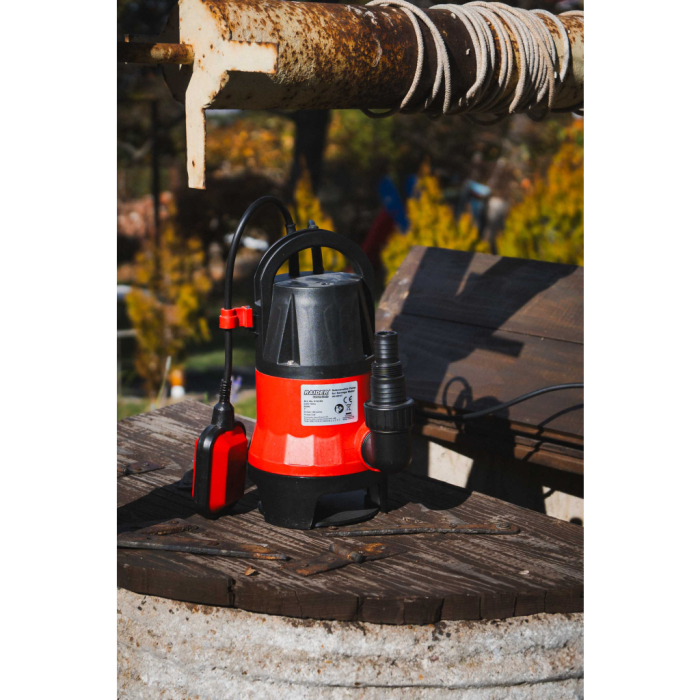 Pompa submersibila cu plutitor, apa murdara, 1" tol, 7500 l/h, adancime max 5m, RAIDER [4]