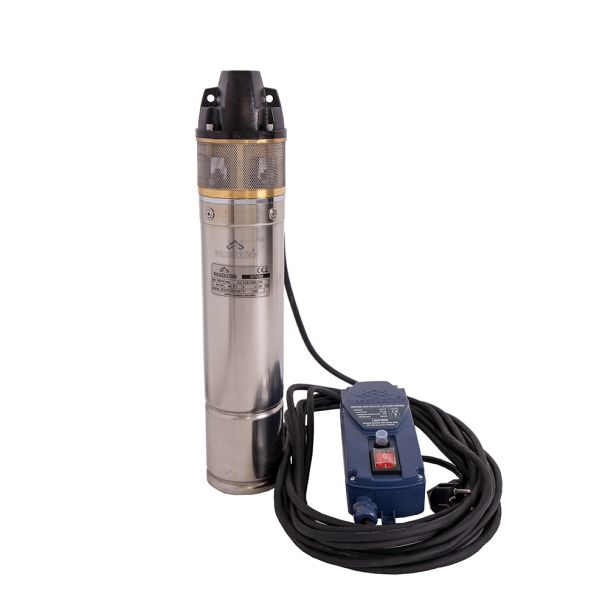 Pompa submersibila periferica Wasserkonig, diametru 100mm, 1300 W, debit 3000 l/h, 1"tol,  inaltime refulare 70 m [2]