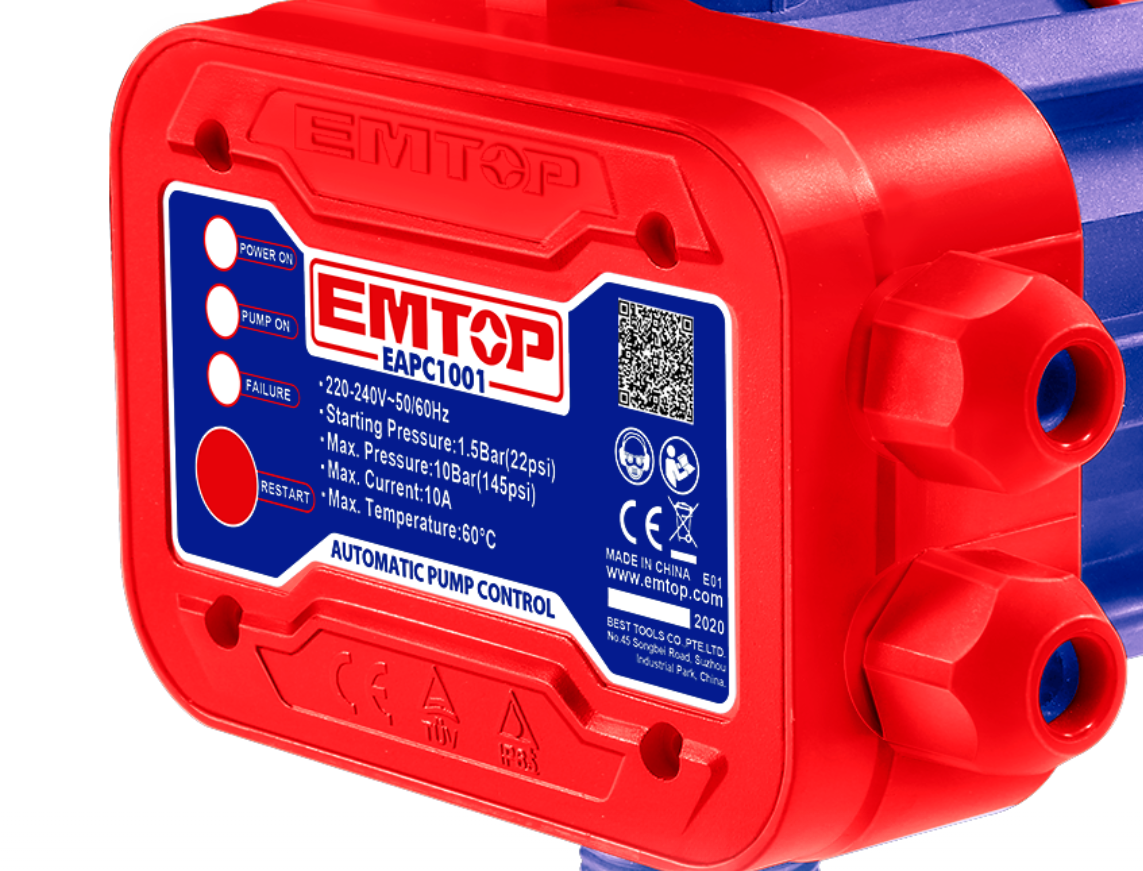 Presostat electronic, 220V, 10 Bar, diametru 1"tol, EMTOP [2]