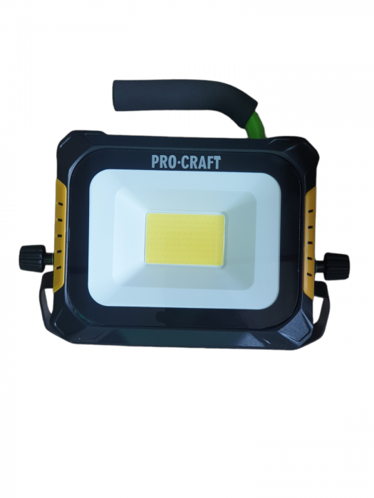 Proiector, reflector LED, Procraft LP20, 240V, retea/acumulator, reglaj, 2000 lumeni [2]