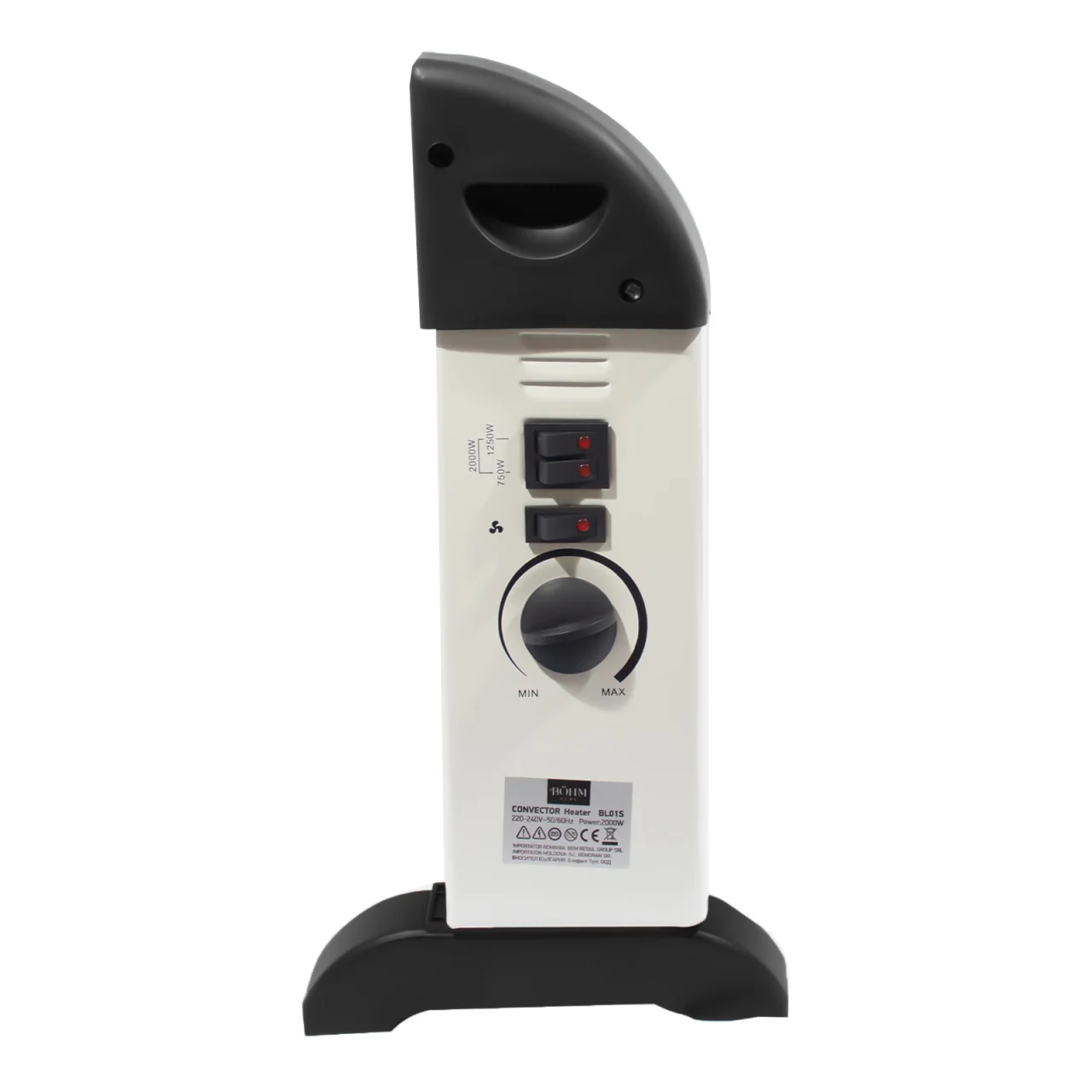 Radioator electric, turbo, ventilator, timer, suprafata 20-25 m2, Bohm BL01S [2]