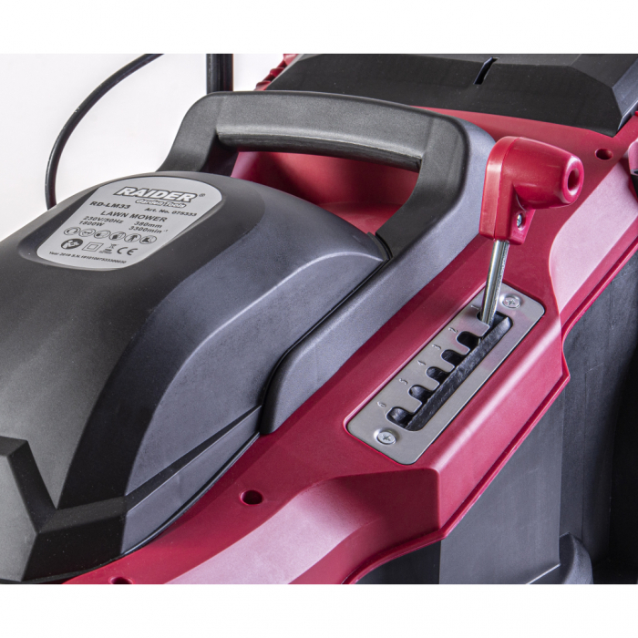 Masina de tuns iarba, 1800W, 38cm, volum cos 50L, RAIDER RD-LM33 [2]
