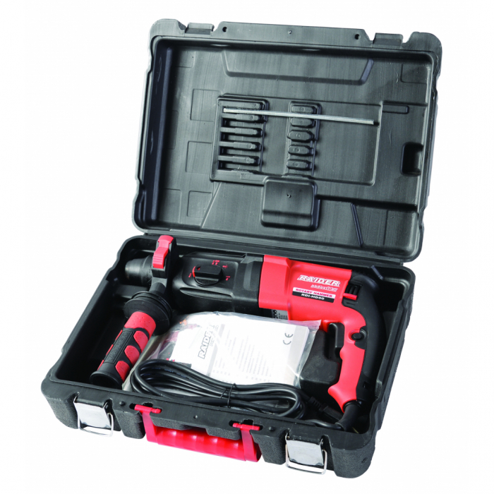 Ciocan rotopercutor 850W, 26mm, 4 functii viteza variabila, 3.5J, RAIDER RDI-HD50, Industrial [3]