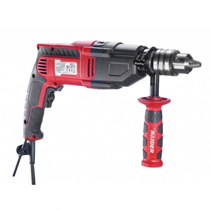 Masina de gaurit cu percutie, 1100W ,16mm, 2 viteze, RAIDER RDI-ID39, industrial [2]