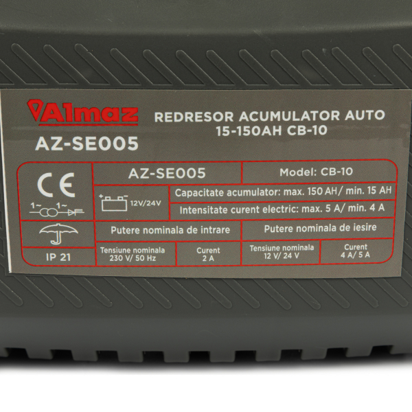 Redresor incarcare acumulator auto 30-150Ah CB-10 ALMAZ AZ-SE005 [6]