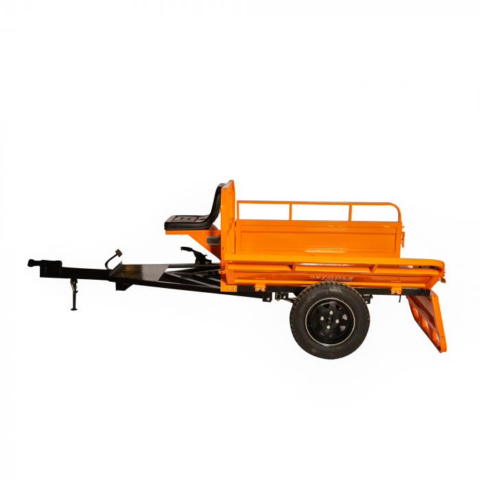 Remorca Motocultor, 600 kg, Extensie Laterala 150 mm, scaun, lungime 2.90 m, Detoolz DZ-M149 [5]