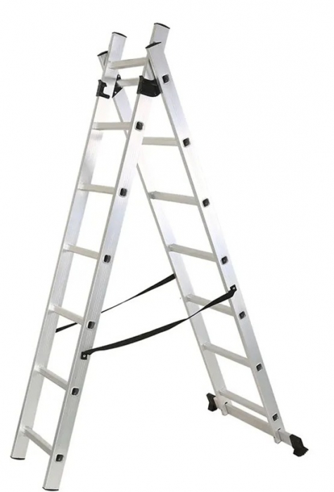 Scara multifunctionala, aluminiu, 7 trepte, 3.25m, 150kg, Rotor KME207 [1]