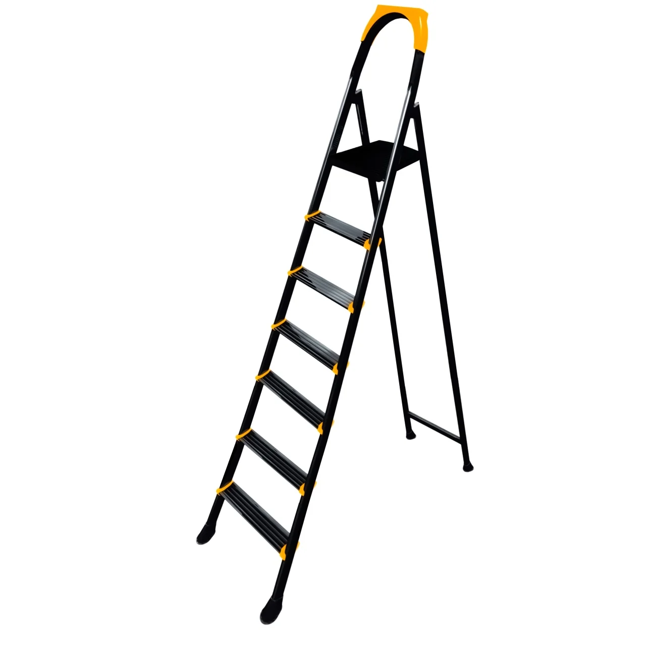 Scara pliabila, 6+1 trepte, capacitate 150 kg, 200cm, metalica, ROTOR [1]