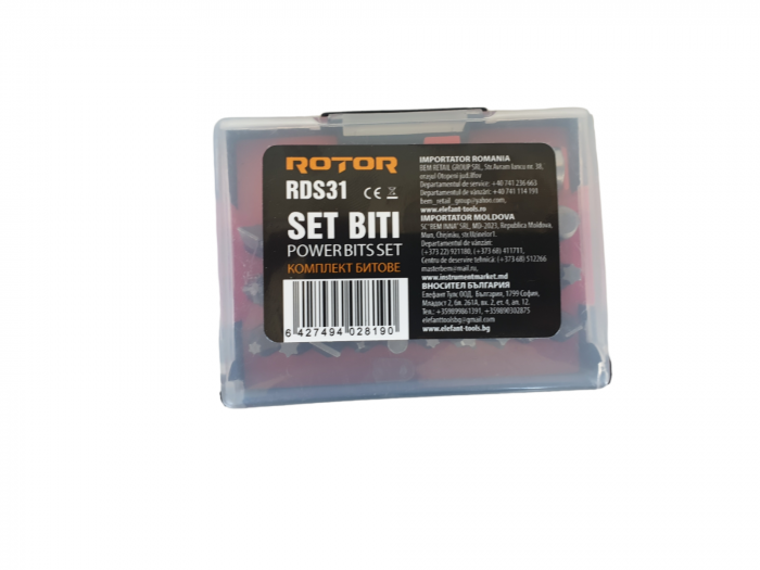 Set biti, autofiletanta, 30 piese, Rotor RDS31 [2]