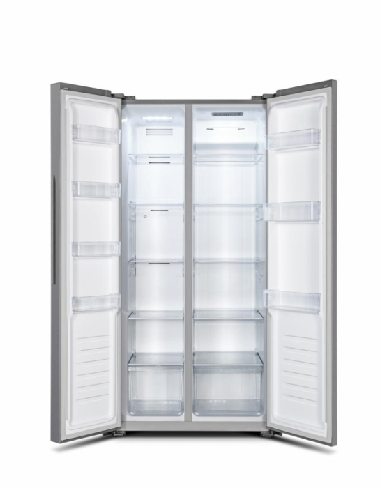 Side by Side HEINNER HSBS-441NFXF+, 441 L, Clasa F, Full No Frost, Display LED, Control Electronic, Super Congelare, Funcție Vacanță, H 178 cm, Aspect Inox. [3]