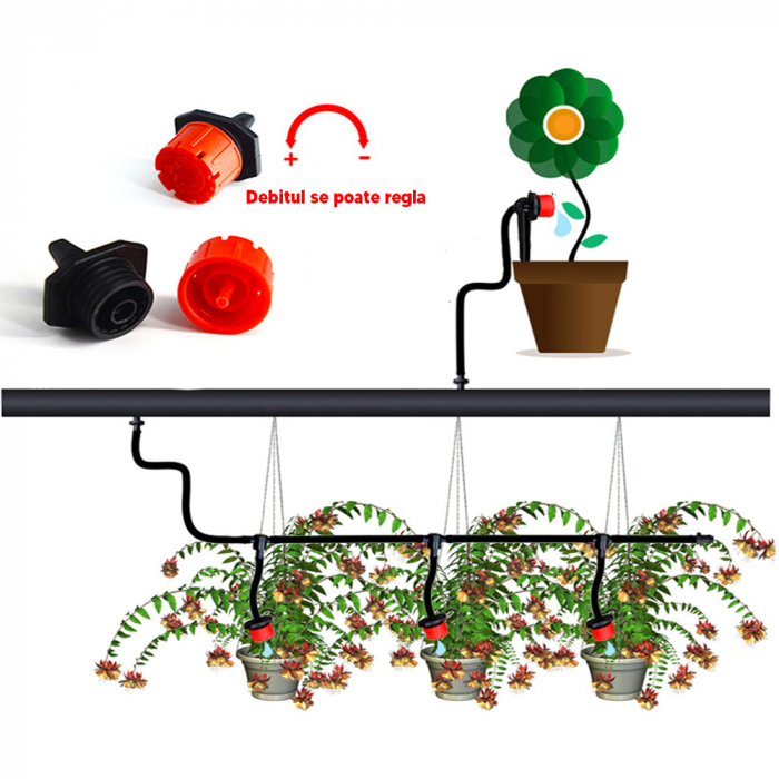 Sistem irigare pentru flori, plante, legume, TMS #286 [3]