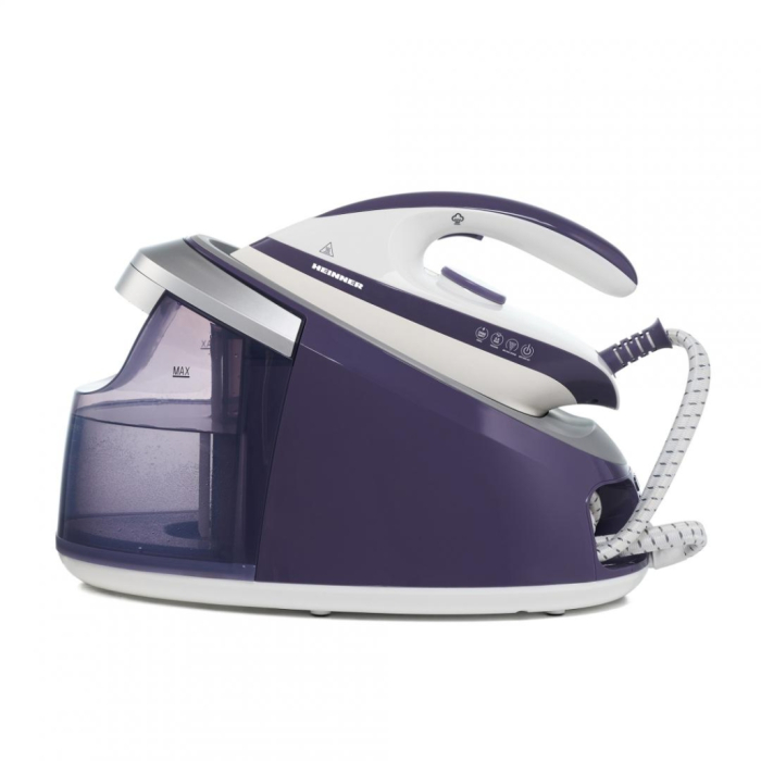 Statie de calcat, putere 3000 W, rezervor apa 1.7 L, talpa ceramica, presiune 5.5 bar, Violet, HEINNER [2]