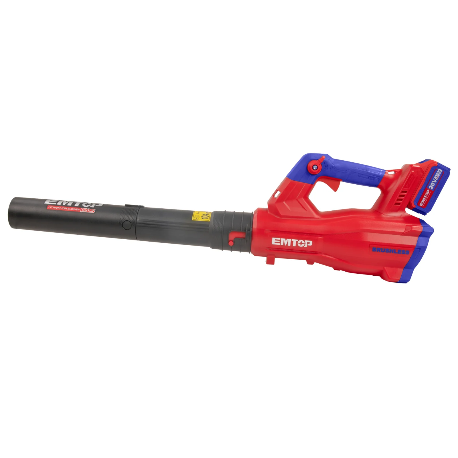 Suflanta frunze, cu acumulator, 2 x 20V 4.0Ah, Li-ION, 8.5m3/min, 18500Rpm, EMTOP [2]
