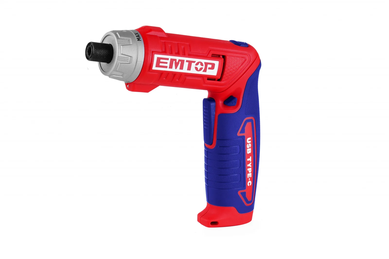 Surubelnita electrica, 8V, incarcator USB/Tip C, 6Nm, maner reglabil, 17 accesorii, geanta, ECSR0803 EMTOP [2]