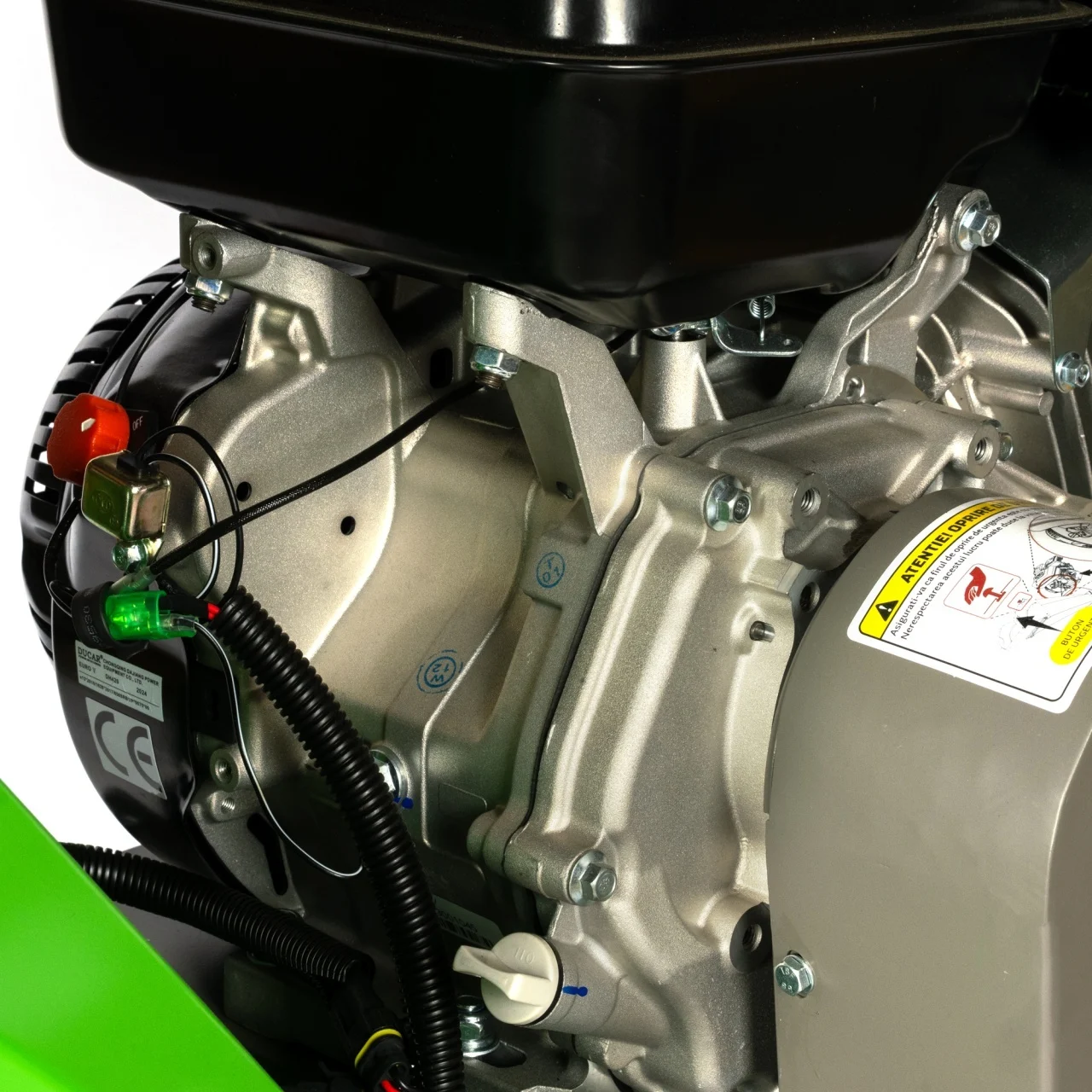 Tocator de crengi, benzina, diametru Ø120mm, carlig de remorcare, 15 Cp, 20m3/h, pentru rumegus, Micul Fermier [5]