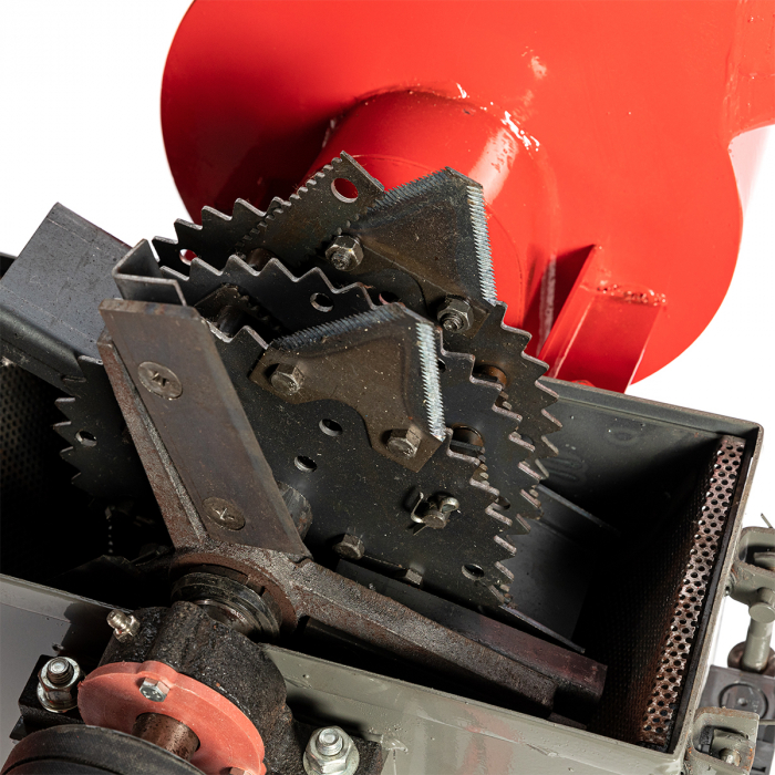 Tocator furaje, cu turbina, 350T, fara motor / ciclon, 4 site, ciocanele, Start/Stop, Micul Fermier GF-2019 [2]