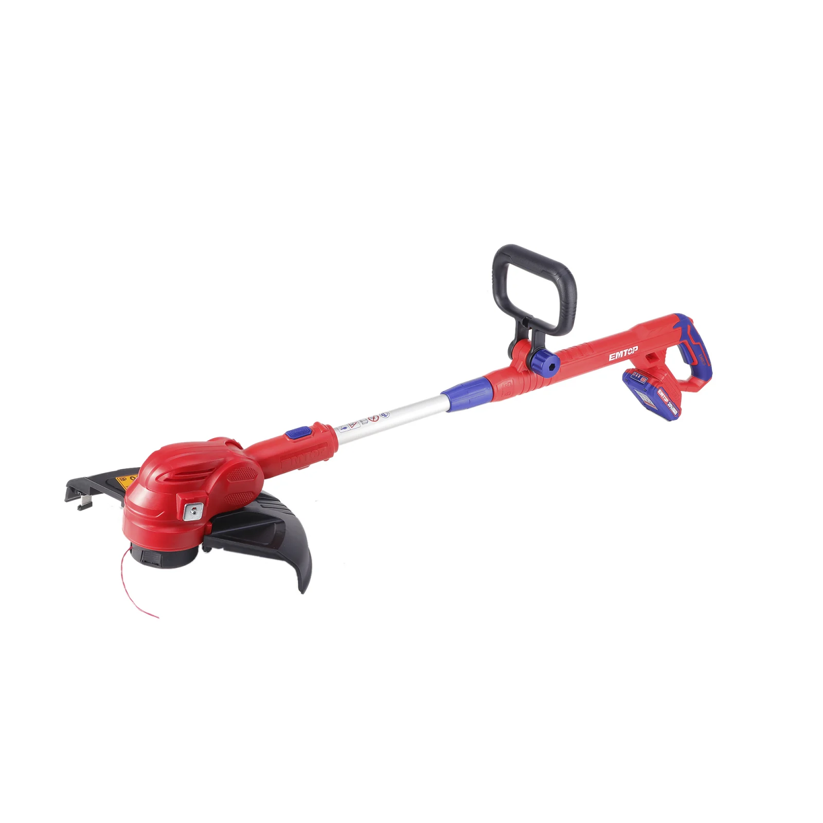 Trimmer electric, gazon, cu acumulator 20V, 2.0 Ah, Li-ION, 300mm, extensibil, ELGT203285 EMTOP [2]