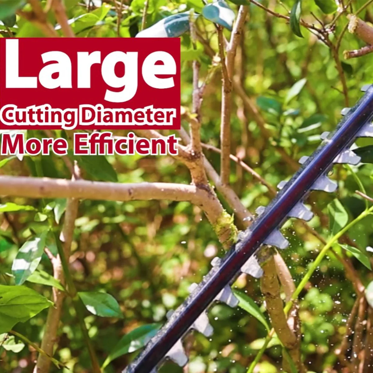 Trimmer electrica, gard viu, fara acumulator si incarcator, lama 460mm, ELHT20018 EMTOP [9]