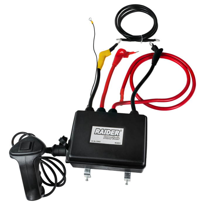 Troliu electric, 12 V, remorcare 5443 kg, 4.5 KW, cablu 29 m (9.5mm), telecomanda, RAIDER [4]