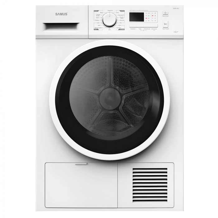 Uscator de rufe, capacitate 8 kg, 16 programe, A++, Samus SGDP-822 [1]