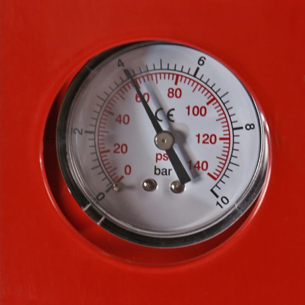 Vas de expansiune, vertical, Wassertechnik WTH300VMRED, apa calda, volum 300 l, 10 bari, cu suport, manometru [3]