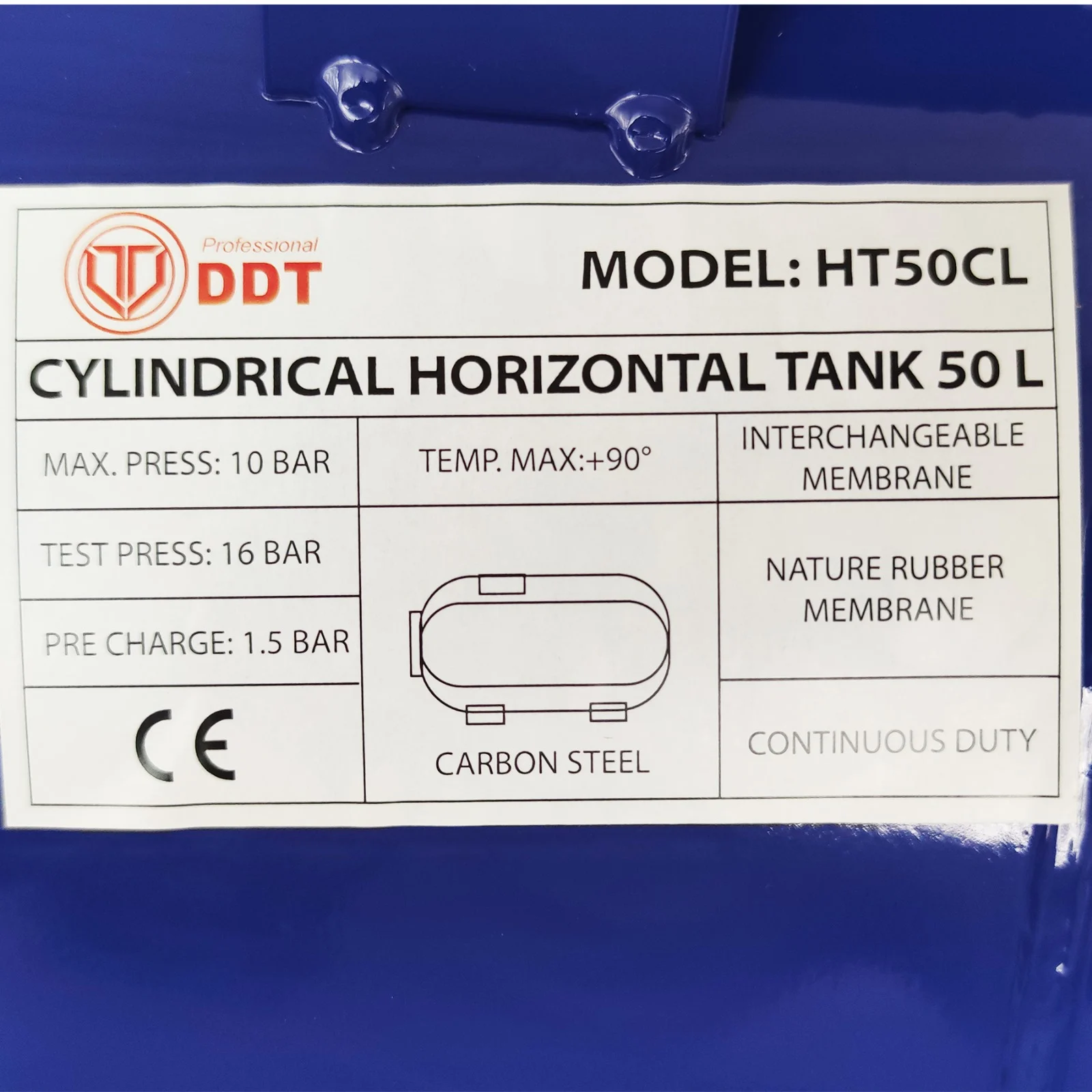 Vas expansiune, bazin hidrofor 50 L, 10 bar, 1 tol , membrana inclusa, DDT [5]