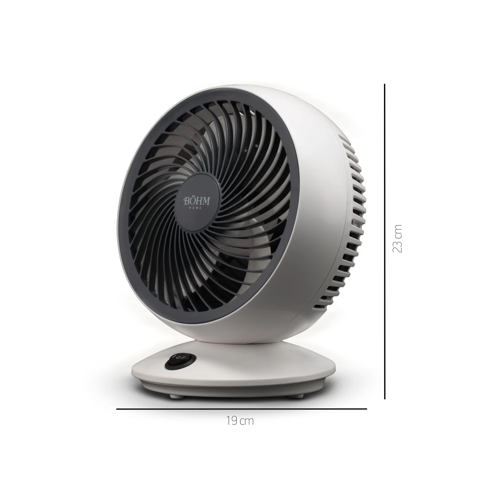 Ventilator de birou, silentios, alimentare USB, 5 pale, 2 trepte putere, BOHM [2]