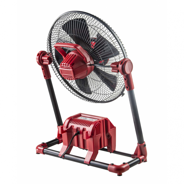 Ventilator de lucru, cu LED, cu acumulator (nu este inclus) , temporizator, Raider RDP-SWF20 [2]