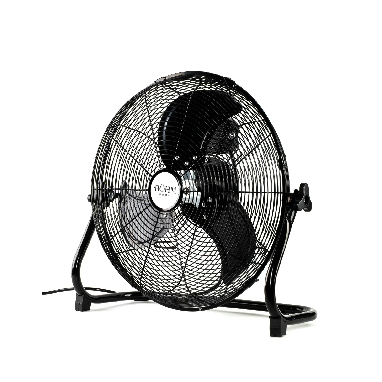 Ventilator de podea, metalic, unghi de inclinare, 3 trepte, 90W, BOHM [7]