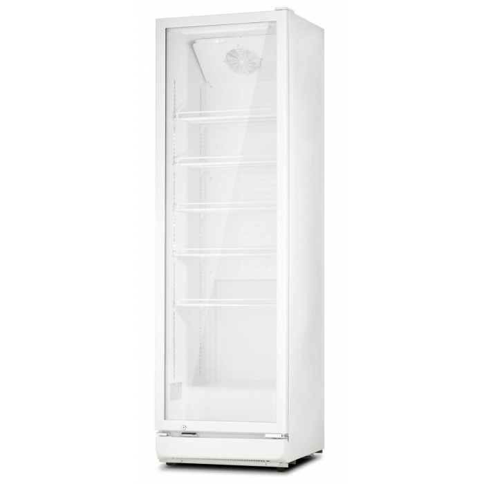 Vitrina frigorifica, capacitate 350 L, termostat reglabil, lumina LED, ventilatie, alba, LDK [2]